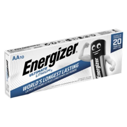 ENERGIZER ULTIMATE LITHIUM LR06 BATTERIE AL LITIO AA STILO CONF 10 Pz.